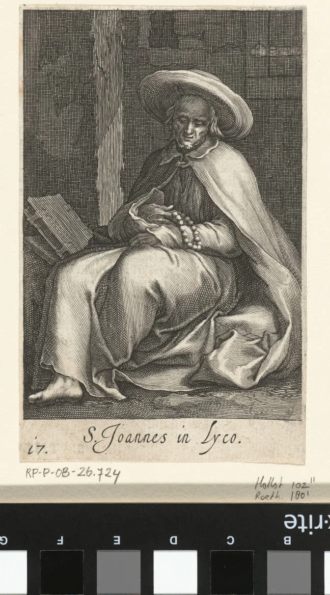 San Giovanni di Licopoli come eremita nella sua cella - Rijks Museum, Amsterdam